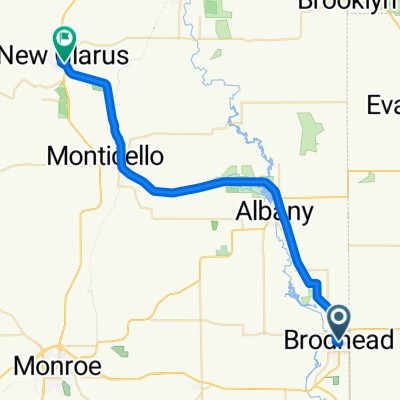 1032 First Center Ave, Brodhead to 1019 WIS-69, New Glarus