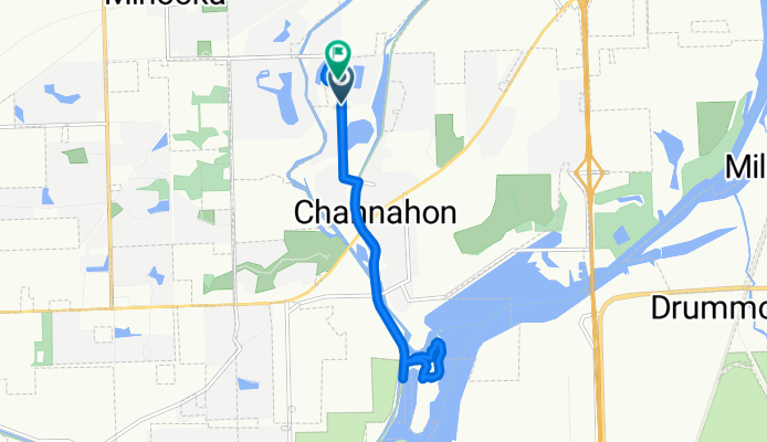 24150 S Ford Rd, Channahon to 24064 S Lakeview Dr, Minooka