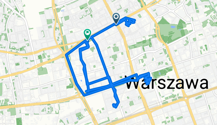 aleja "Solidarności" 119/125, Warszawa do aleja "Solidarności" 155, Warszawa