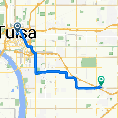 Tulsa Arts District, Tulsa to 5138 E 30th Pl, Tulsa
