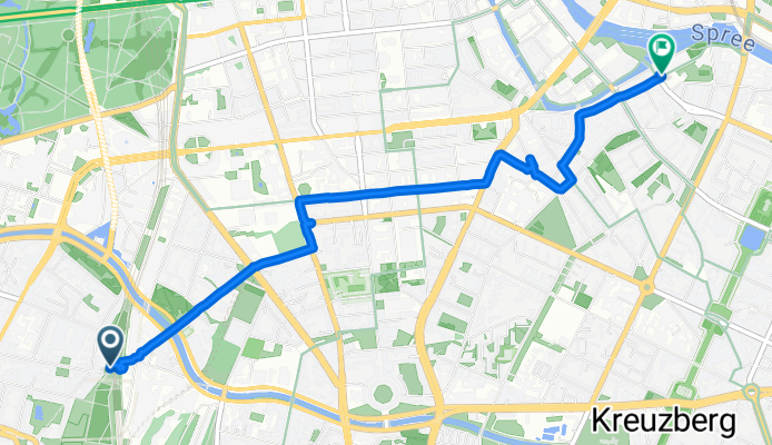 Friedrichshain-Kreuzberg, Berlin nach Wallstraße 42, Berlin