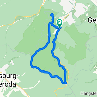 M33-Hohe Sonne-Wartburg-M33 (11,5 km)