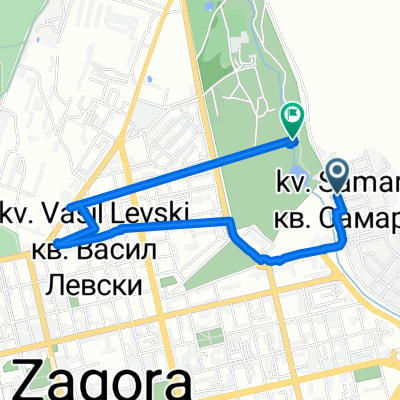 bulevard "Han Tervel" 50В, Stara Zagora to bulevard "Han Tervel" 52В, Stara Zagora