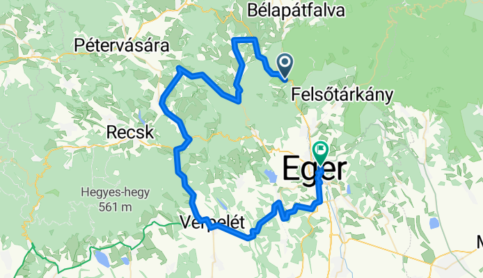 RB Szarvaskő Bükkszék Szalók Eger