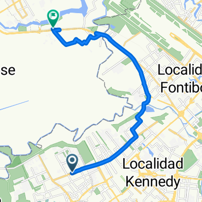 Ruta a MRX3+FW, Mosquera