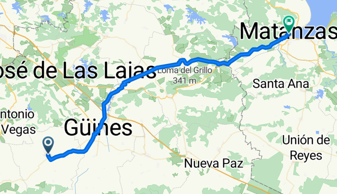 Matanzas -carretera del fenix