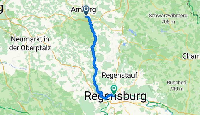 Von Amberg bis Regensburg