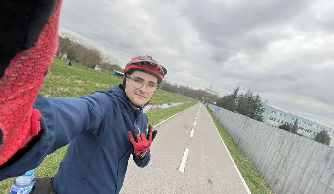 Photo 2 of the Bikemap route "Prievidza - Nitra"