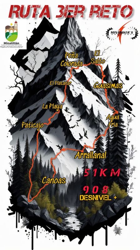Ruta 3er Reto Mina Bikers