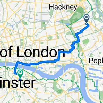 85 Parnell Road, London to 31 Empire Square East, Empire Sq, London