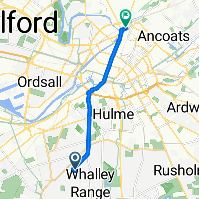 73 Russell Road, Manchester to 49–87 Victoria Station Approach, Manchester