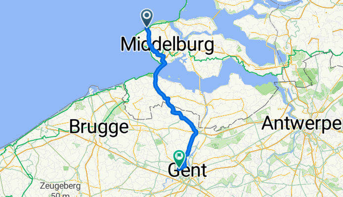 Badstraat 31, Domburg naar Driepikkelstraat 30A, Gent