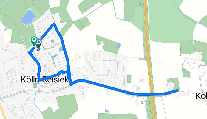 Sandkamp 20, Kölln-Reisiek nach Sandkamp 11A, Kölln-Reisiek