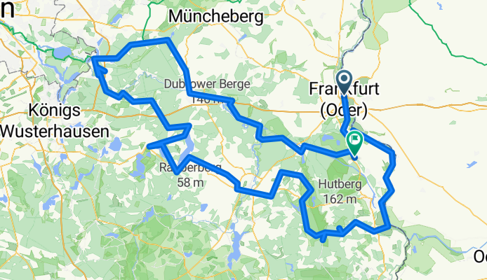 Oder-Spree-Tour - Frankfurt (Oder) to Wiesenau