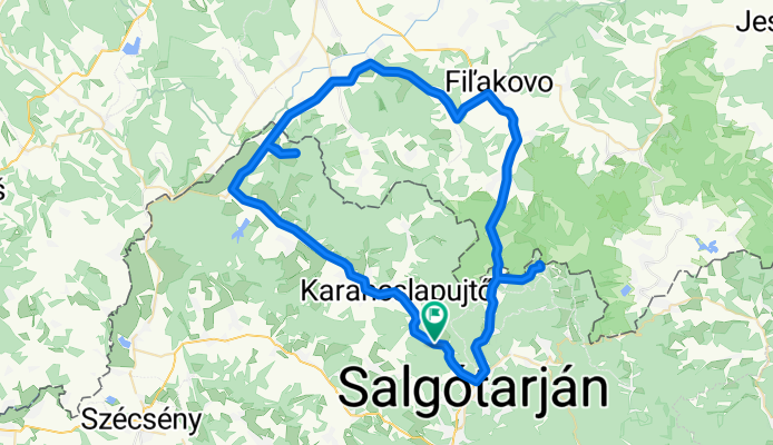 Salgótarján-Ipolytarnóc-Salgótarján