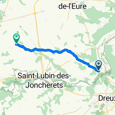 De Route de Saint-André 7, Muzy à Rue des Lilas 18b, Mesnils-sur-Iton