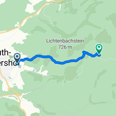 Heidenstein 53, Floh-Seligenthal nach Straße ohne Straßennamen, Floh-Seligenthal