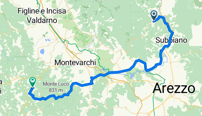 Salutio - Gaiole 70km 700Hm