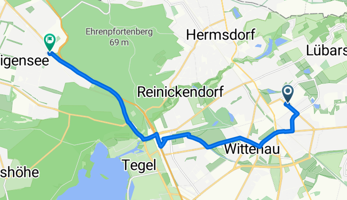 Eichhorster Weg 80, Berlin nach Ruppiner Chaussee 237, Berlin