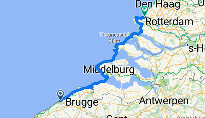 Ostende to Hoek Van Holland