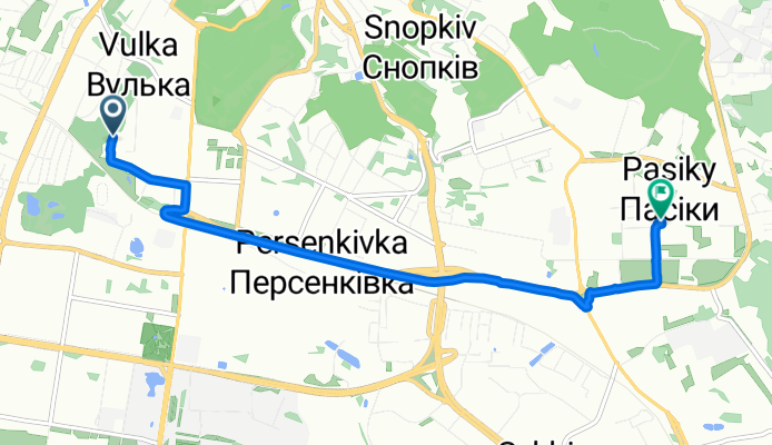 вулиця Академіка Лазаренка 40, Львів to вулиця Хлібна 4А, Львів