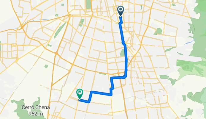 Ruta a Avenida Lo Martínez 614, El Bosque