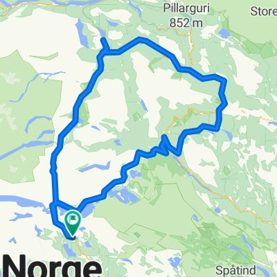 Bygdin-Ruten-Sjoa-Lemonsjøen-Bygdin