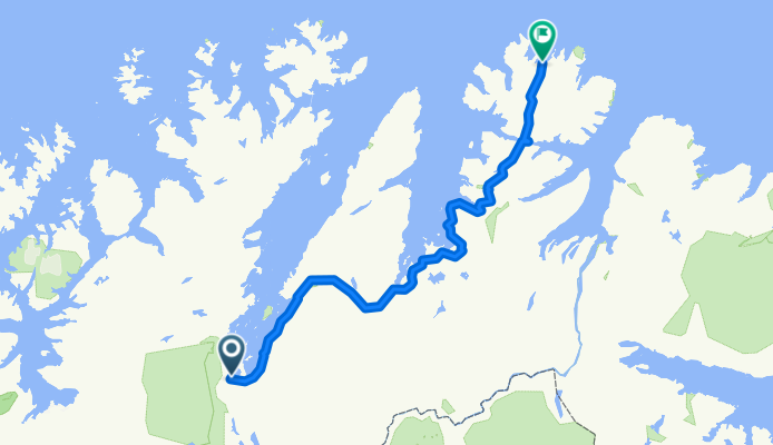 Lakselv to Mehamn