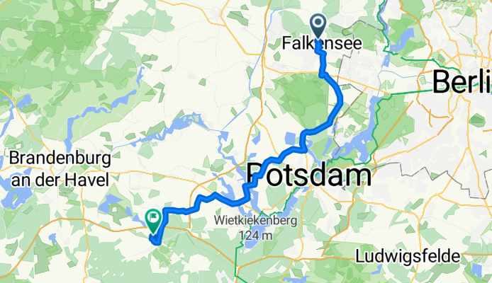 Elbeallee 21, Falkensee nach An der Reiherheide 2, Kloster Lehnin