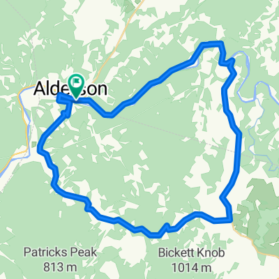Alderson-Sinks Grove using Rt. 63