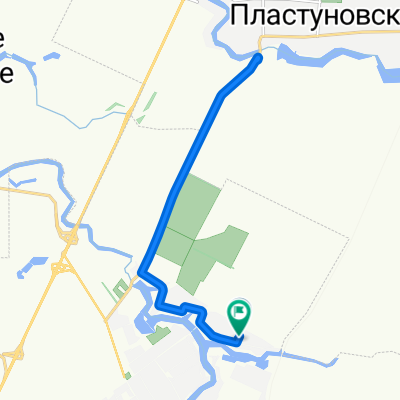 От улица Маркса 34, Динская до улица Маркса 25, Динская