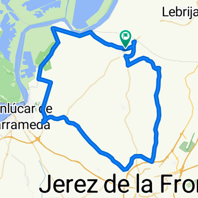 Trebujena-Jerez-Las Tablas-Sanlucar-Trebujena