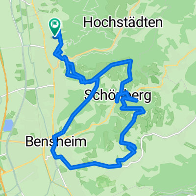 Wilhelm-Leuschner-Straße 8, Bensheim nach Wilhelm-Leuschner-Straße 6, Bensheim