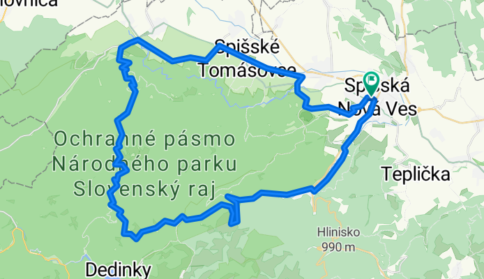 Route to Nábrežie Hornádu 12, 052 01 Spišská Nová Ves