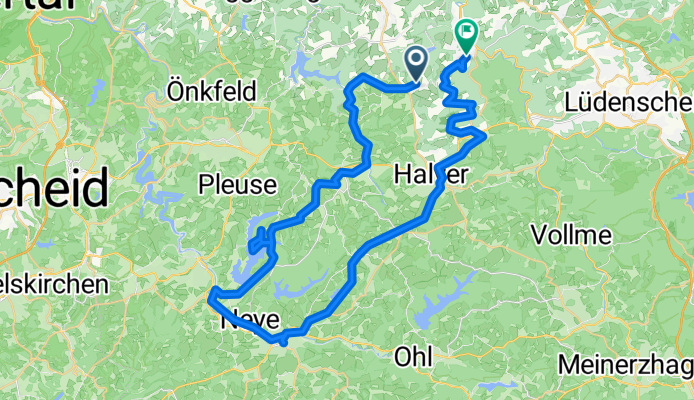 Glörfeld 1, Halver nach Am Mathagen 39, Schalksmühle