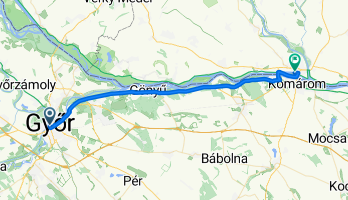 Györ nach Komarno