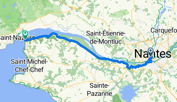 7: Nantes, Hotel Voltair Opera to Mindin bus stop