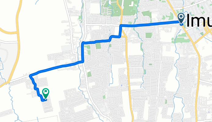 Route to Kalayaan Homes, Kawit