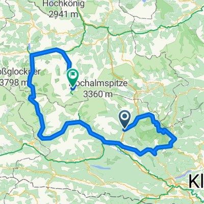 Route nach Bad Gastein