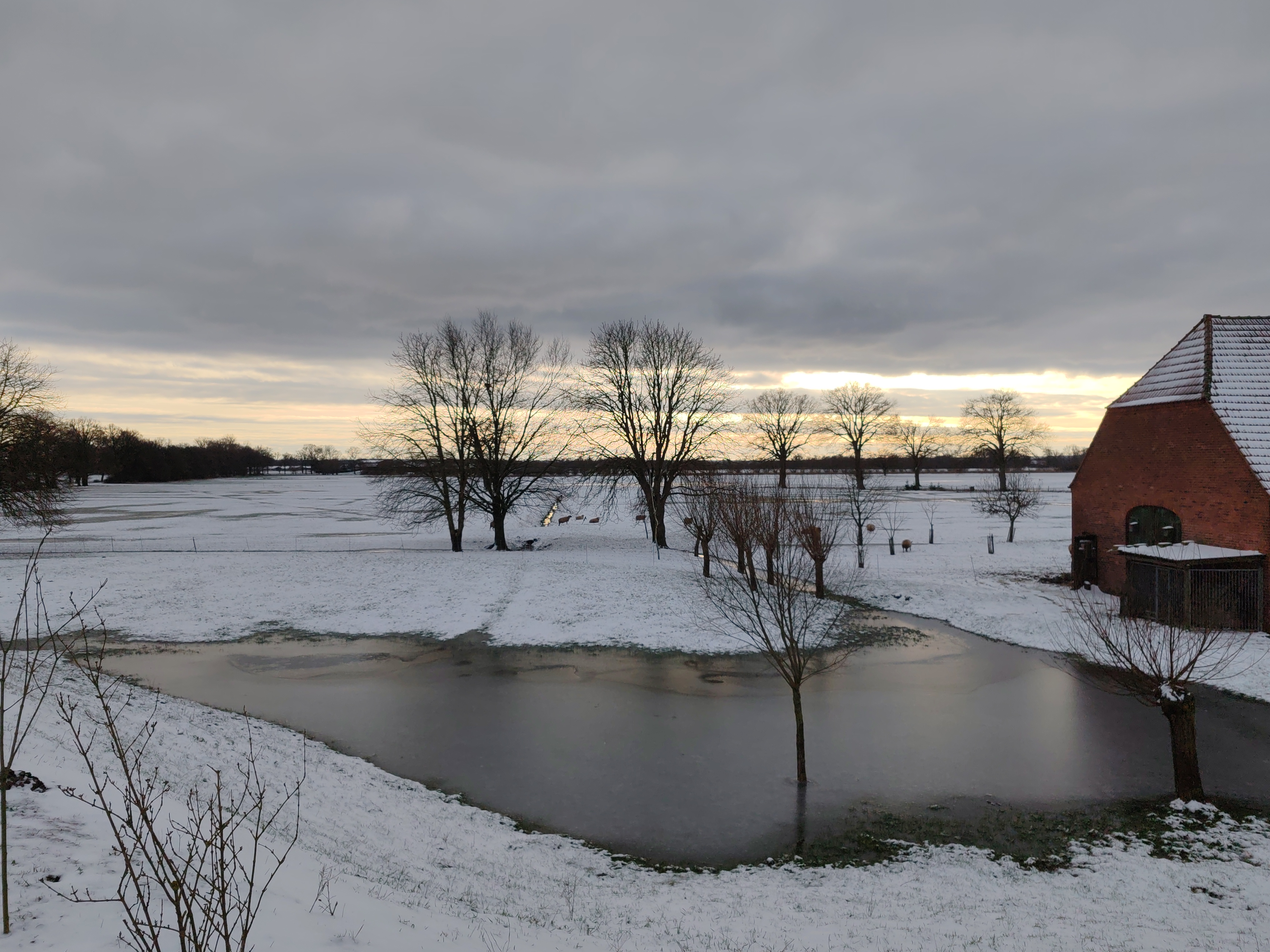 Hochwasser - Winter - Teldau - Sude - Tour