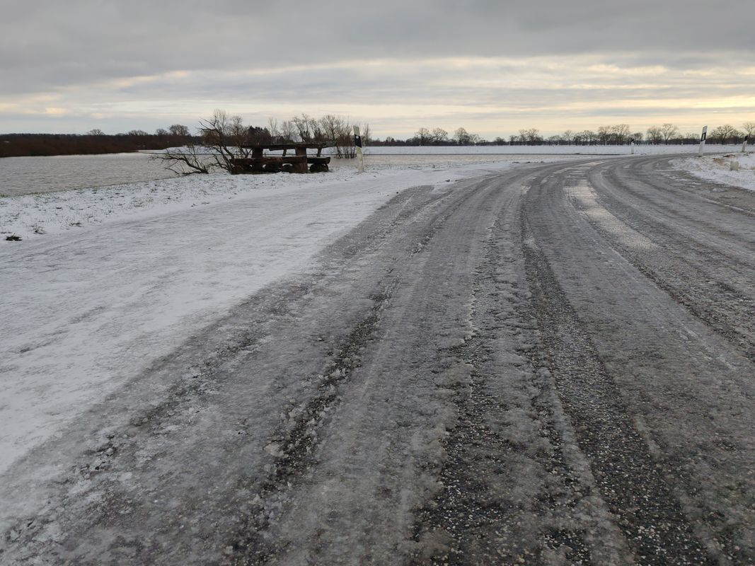 Hochwasser - Winter - Teldau - Sude - Tour
