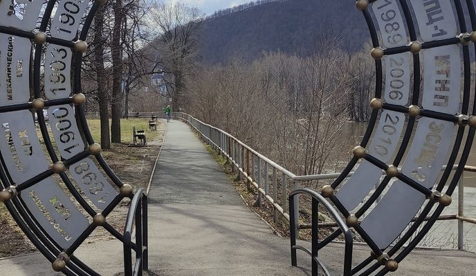 Foto 1 der Bikemap-Route "От улица Ленина 41А, Аша до улица Ленина 34-44, Аша"