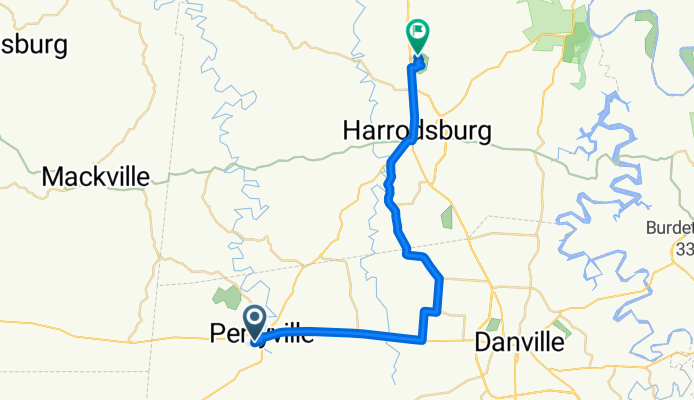 West 5th Street 400 9, Perryville to Ash Brook Lane 149, Harrodsburg