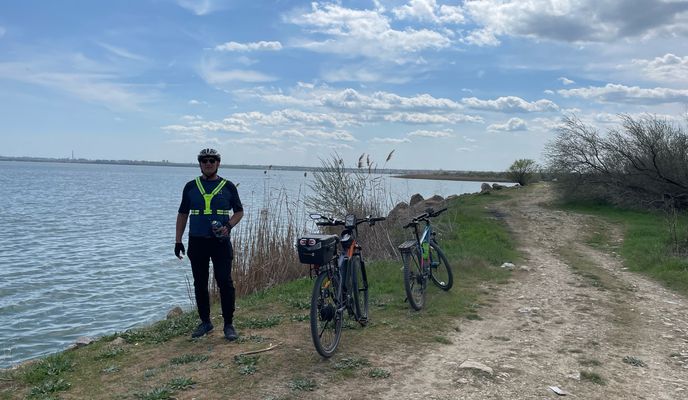 Photo 1 of the Bikemap route "Tura Constanta-lacul Sutghiol"