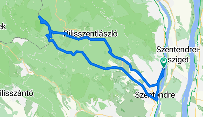 szentendre-prédikálószék-pilisszentlászló-szentendre