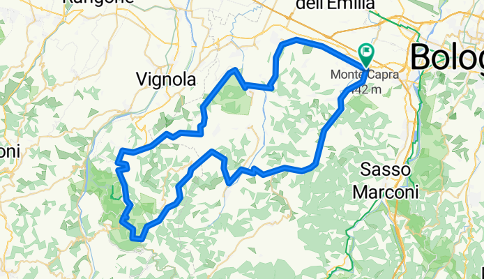 Zola,Monteveglio,C.di Serravalle, Guiglia,Rocca Malatina,Monteombraro,Mongiorgio,Calderino,Zola