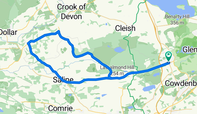 Kelty Saline Powmill Knockhill Kelty
