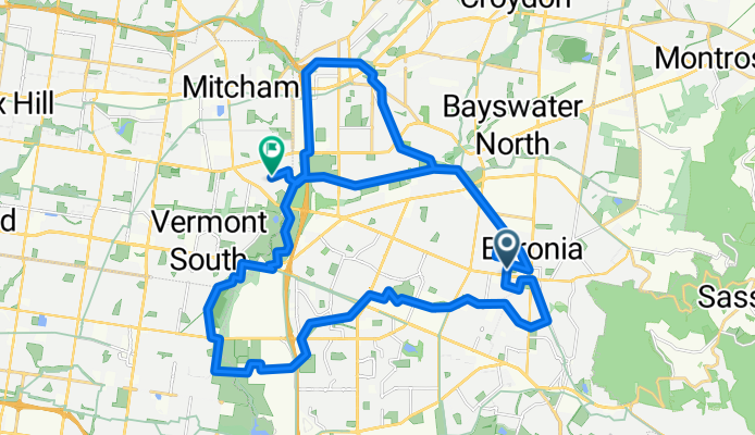 TBug 16 April Start Tormore Reserve Boronia to Vermont