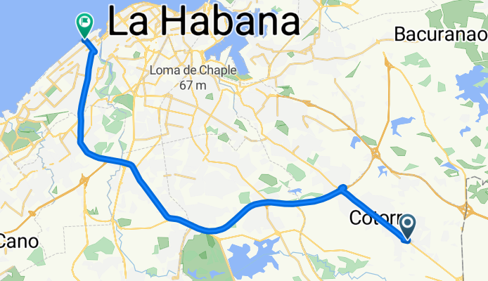 Recovered Route