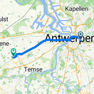 Noordersingel 23, Antwerpen naar Maria Rosseelsstraat 14, Sint-Niklaas